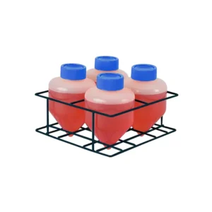 Rack For 4 x 500ml Centrifuge Tubes, Plastic Coated Wire, Autoclavable, 1/Each