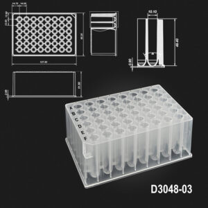 OptiWell™ Deep Well Plates- 3.5mL Deep Well Plate 48rd 51.5mm U