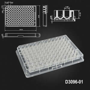 OptiWell™ Deep Well Plates- .36mL Deep Well Plate 96rd 14.75mm V